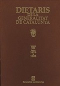 DIETARIS DE LA GENERALITAT DE CATALUNYA. ANYS 1674 A 1689. VOL. VIII (EDICIÓ EN