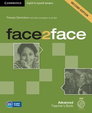 FACE2FACE FOR SPANISH SPEAKERS ADVANCED TEACHER'S BOOK WITH DVD-ROM 2ND EDITION