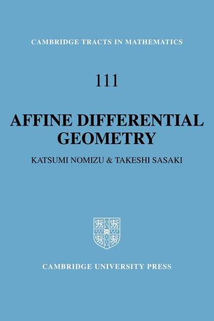 AFFINE DIFFERENTIAL GEOMETRY