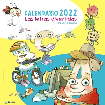 CALENDARIO 2022. LAS LETRAS DIVERTIDAS.