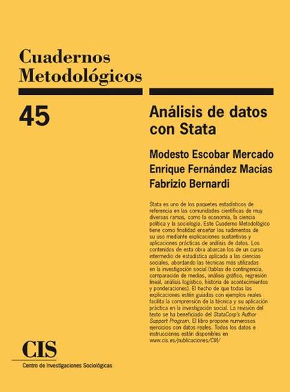 ANÁLISIS DE DATOS CON STATA (PAPERBACK - JUN 30, 2010)