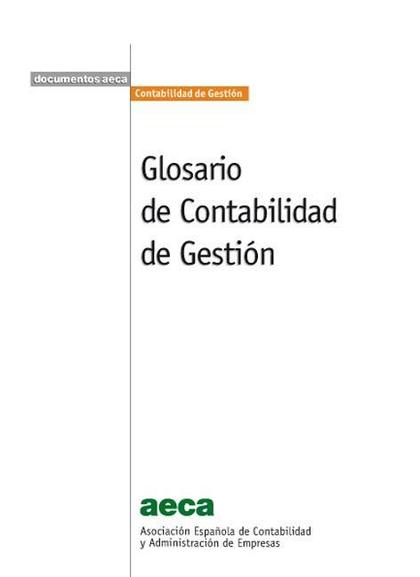 GLOSARIO DE CONTABILIDAD DE GESTIÓN