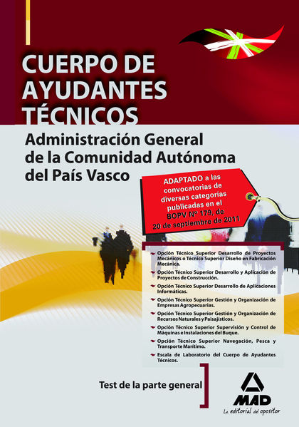 CUERPO DE AYUDANTES TÉCNICOS DE LA ADMINISTRACIÓN GENERAL, COMUNIDAD AUTÓNOMA DE