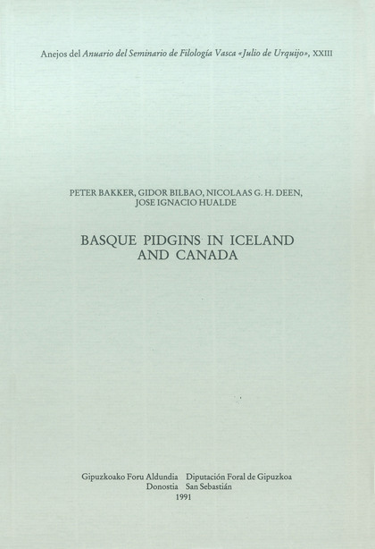 BASQUE PIDGINS IN ICELAND AND CANADA