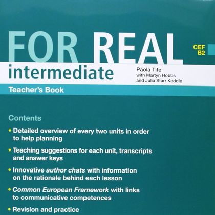FOR REAL INTERMEDIATE PROF+CD-3+DVD