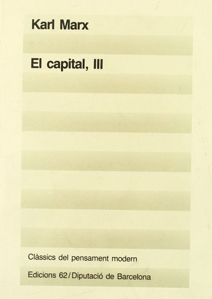 EL CAPITAL (III)