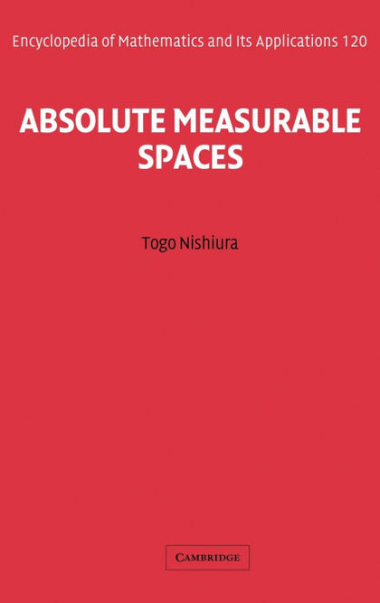 ABSOLUTE MEASURABLE SPACES