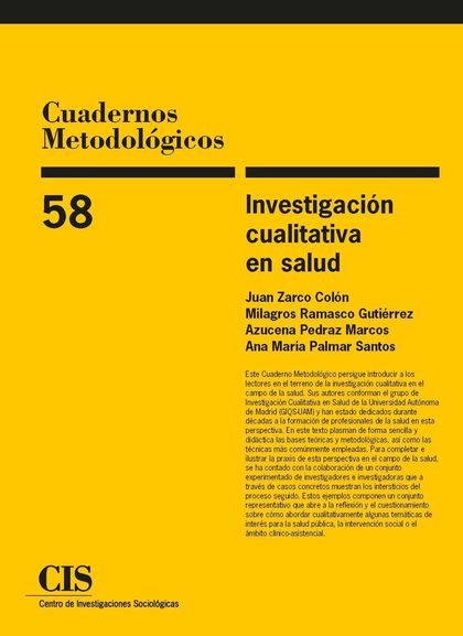 INVESTIGACIÓN CUALITATIVA EN SALUD   (E-BOOK).