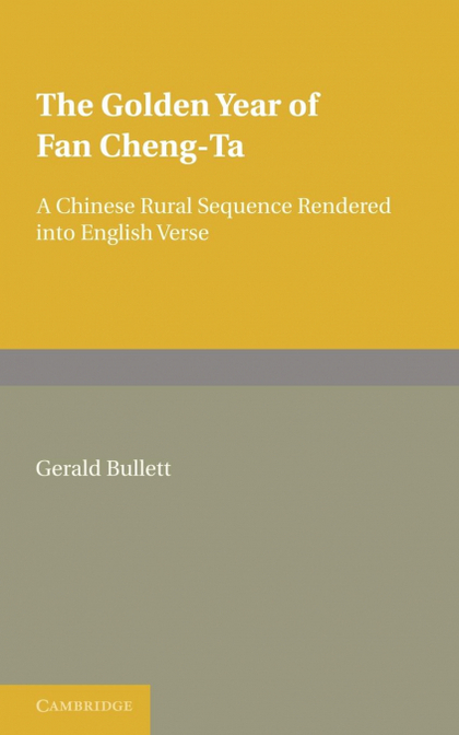 THE GOLDEN YEAR OF FAN CHENG-TA