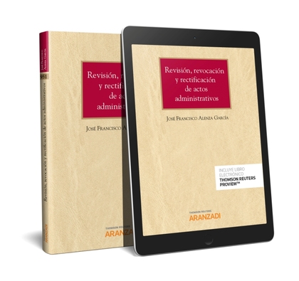 REVISIÓN, REVOCACIÓN Y RECTIFICACIÓN DE ACTOS ADMINISTRATIVOS (PAPEL + E-BOOK)