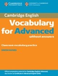 CAMBRIDGE VOCABULARY FOR ADVANCED WITHOUT ANSWERS