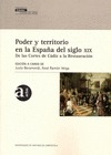 VJ/4-PODER Y TERRITORIO EN LA ESPAÑA DEL SIGLO XIX