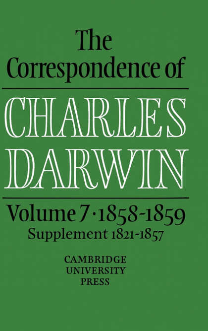 CORRESPONDENCE OF CHARLES DARWIN V7