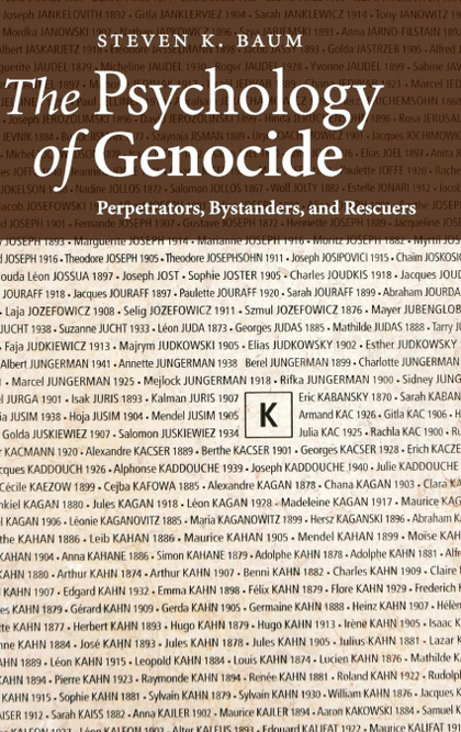 THE PSYCHOLOGY OF GENOCIDE