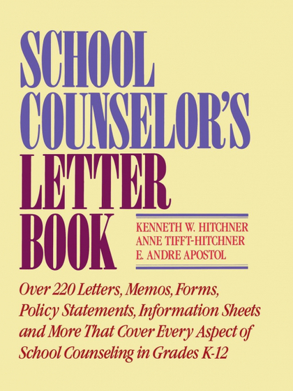 SCHOOL COUNSELOR´S LETTER BOOK.