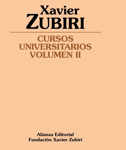 CURSOS UNIVERSITARIOS. VOLUMEN II