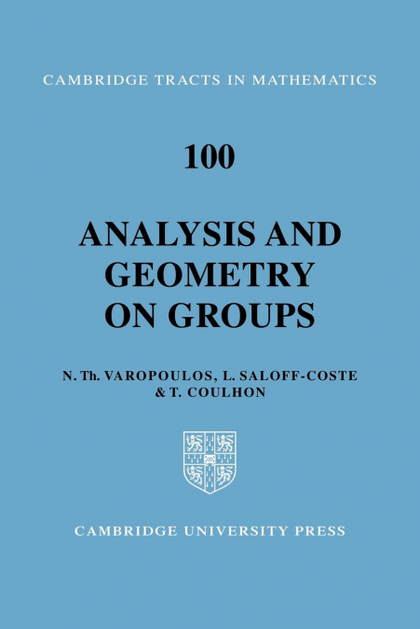 ANALYSIS AND GEOMETRY ON GROUPS