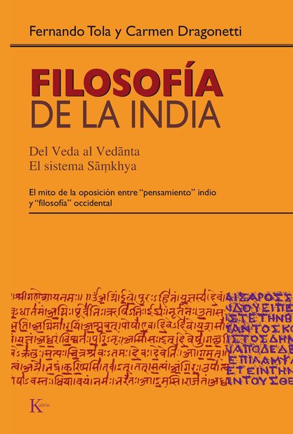 FILOSOFÌA DE LA INDIA