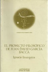 PROYECTO FILOSOFICO DE J.D.GARCIA B