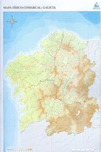 MAPA FÍSICO GALICIA COMARCAL