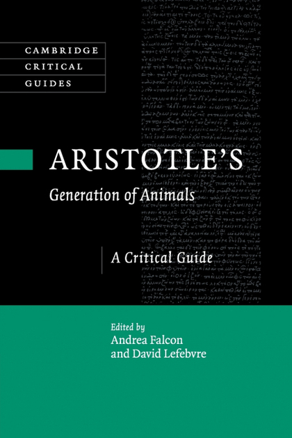 ARISTOTLES GENERATION OF ANIMALS