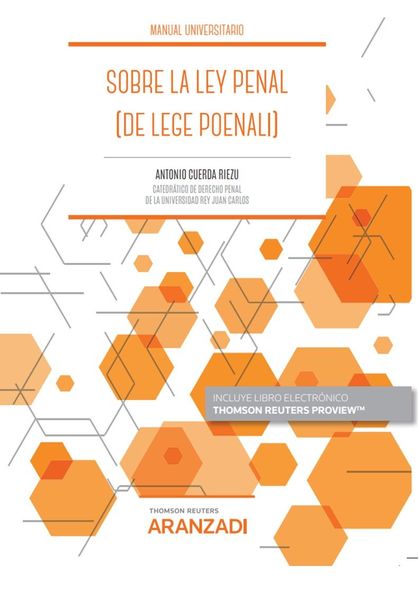 SOBRE LA LEY PENAL (DE LEGE POENALI) (PAPEL + E-BOOK).
