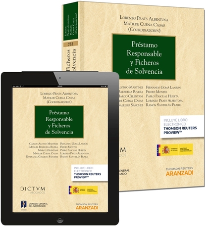PRÉSTAMO RESPONSABLE Y FICHEROS DE SOLVENCIA (PAPEL + E-BOOK)