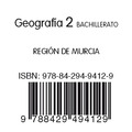 PROYECTO LA CASA DEL SABER, GEOGRAFÍA, 2 BACHILLERATO (MURCIA)