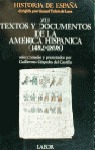 TEXTOS Y DOCUMENTOS DE LA AMÉRICA HISPÁNICA (1492-1898)