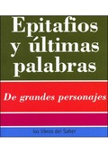 EPITAFIOS Y ULTIMAS PALABRAS -12-