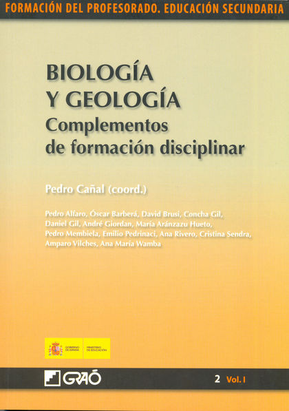 BIOLOGÍA Y GEOLOGÍA. COMPLEMENTOS DE FORMACIÓN DISCIPLINAR