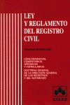 LEY Y REGLAMENTO DEL REGISTRO CIVIL