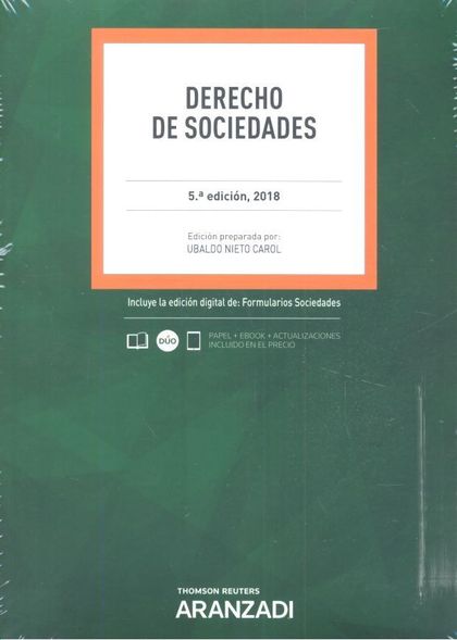 DERECHO DE SOCIEDADES (PAPEL + E-BOOK)