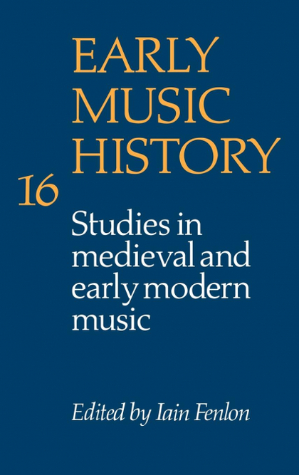 EARLY MUSIC HISTORY