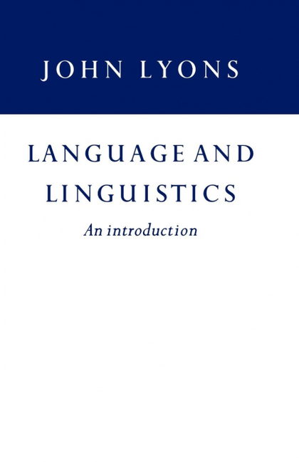 LANGUAGE AND LINGUISTICS
