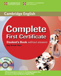 COMPLETE FIRST CERTIFICATE STUDENT'S BOOK WITH CD-ROM