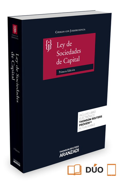 LEY SOCIEDADES DE CAPITAL CON JURISPRUDENCIA (PAPEL + E-BOOK)